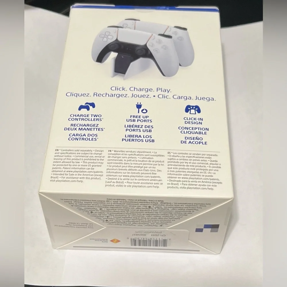 Sony DualSense Controller Charging Station- Black and White